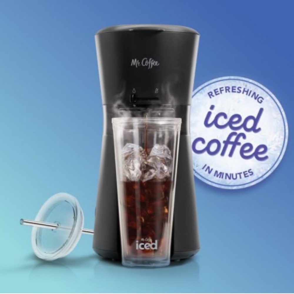 Mr. Coffee Iced Coffee Maker with 22oz Reusable Tumbler and‎ Coffee Filter NEW! - Picture 2 of 7